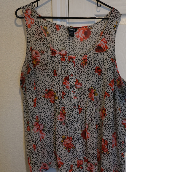 torrid Tops - Torrid Henley Drape Tank Top